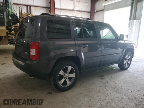 2017 Jeep Patriot High Altitude with VIN 1C4NJRFB2HD155282, listed as a Copart auction lot 61073235 with 47,610 mi miles and Salvage title. Bid and sale history available at DreamBid. Image 3.