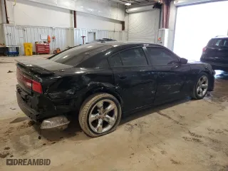 2013 Dodge Charger SXT Plus with VIN 2C3CDXHG7DH605862, listed as a Copart auction lot 49312775 with 96,437 mi miles and Non Repairable. Bid and sale history available at carsss.com. Image 3.