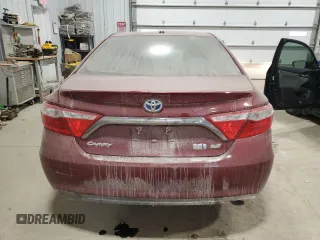 2017 Toyota Camry Hybrid LE with VIN 4T1BD1FK0HU213655, listed as a Copart auction lot 87652035 with 0 mi miles and Salvage Title. Bid and sale history available at carsss.com. Image 6.
