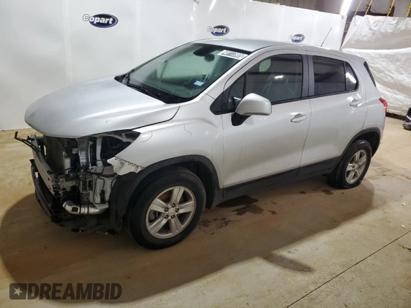 2022 Chevrolet Trax LS with VIN KL7CJNSM2NB544564, listed as a Copart auction lot 48113905 with 75,375 mi miles and Non Repairable. Bid and sale history available at carsss.com. Image 1.