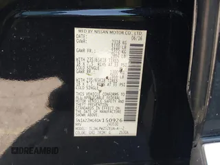 2016 Nissan Murano SV z VIN 5N1AZ2MG4GN150926, wystawiony jako IAAI lot #39758067 z przebiegiem 158 513 mil mil oraz . Historia ofert i sprzedaży dostępna na DreamBid. Obrazek 9.