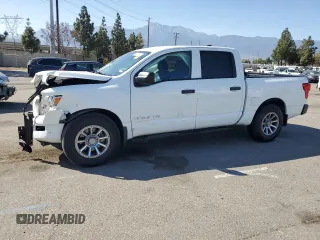2022 Nissan Titan S с VIN 1N6AA1EE3NN106204, выставлен на аукционе Copart как лот 58069345 с пробегом 42 424 миль миль и Списание • Salvage title. История ставок и продаж доступна на DreamBid. Изображение 1.