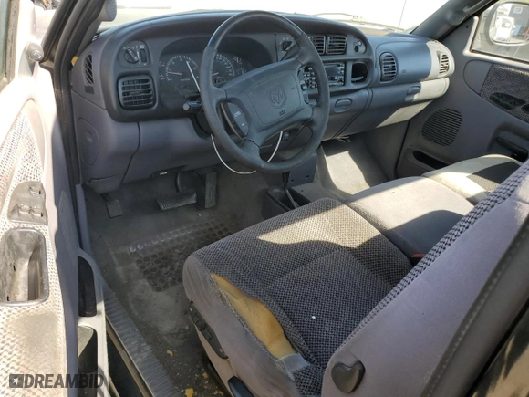 2001 Dodge Ram 1500 with VIN 1B7HF16Y61S186508, listed as a Copart auction lot 74607504 with 105,360 mi miles and Salvage Title. Bid and sale history available at carsss.com. Image 8.
