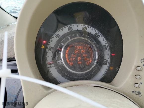 2013 FIAT 500 Pop with VIN 3C3CFFDR7DT554334, listed as a Copart auction lot 44164085 with 77265 miles and Salvage Title. Bid and sale history available at carsss.com. Image 9.