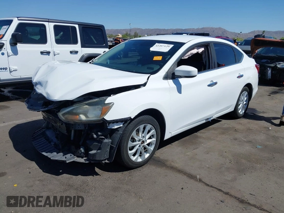 2019 Nissan Sentra S with VIN 3N1AB7AP8KY323629, listed as a IAAI auction lot 42207129 with 77,265 mi miles and . Bid and sale history available at DreamBid. Image 2.