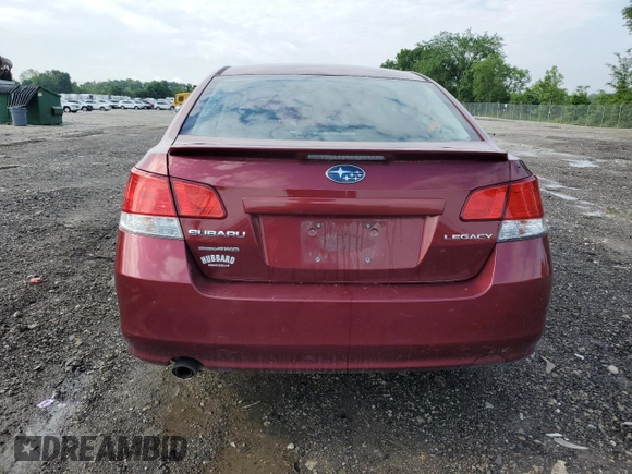 2011 Subaru Legacy Premium with VIN 4S3BMCC62B3253790, listed as a Copart auction lot 59991255 with 130,492 mi miles and Non repairable. Bid and sale history available at DreamBid. Image 6.