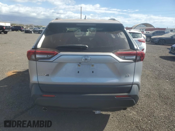 2021 Toyota RAV4 LE with VIN JTMK1RFVXMD075722, listed as a Copart auction lot 72290214 with 0 mi miles and Salvage Title. Bid and sale history available at carsss.com. Image 6.