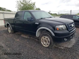 2007 Ford F-150 XLT with VIN 1FTPW14577FA34615, listed as a Copart auction lot 57832535 with 288,760 mi miles and Clean title. Bid and sale history available at DreamBid. Image 4.