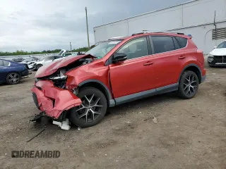 2017 Toyota RAV4 SE z VIN JTMJFREV6HJ170283, wystawiony jako Copart lot #56999335 z przebiegiem 66 019 mil mil oraz Szkoda całkowita • Salvage title. Historia ofert i sprzedaży dostępna na DreamBid. Obrazek 1.
