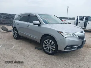 2016 Acura MDX Technology z VIN 5FRYD3H47GB015914, wystawiony jako IAAI lot #42283339 z przebiegiem 63 822 mil mil oraz . Historia ofert i sprzedaży dostępna na DreamBid. Obrazek 1.