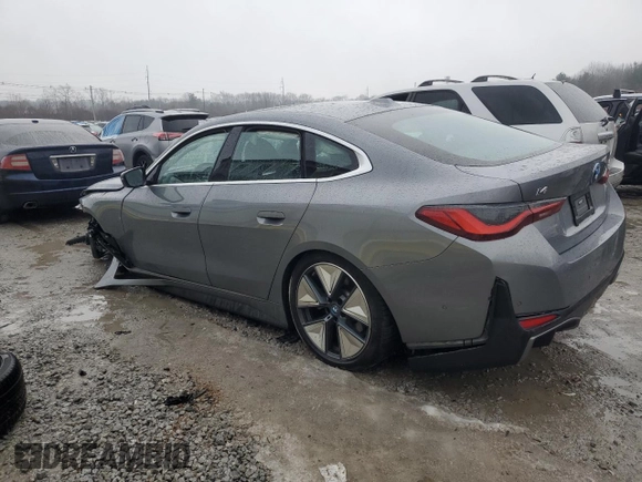 2023 BMW i4 eDrive35 z VIN WBY43AW05PFP52093, wystawiony jako Copart lot #47108575 z przebiegiem 20 437 mil mil oraz Szkoda całkowita • Salvage title. Historia ofert i sprzedaży dostępna na DreamBid. Obrazek 2.