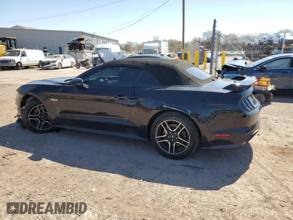 2019 Ford Mustang GT Premium with VIN 1FATP8FF7K5179636, listed as a Copart auction lot 51994055 with 123,771 mi miles and Salvage title. Bid and sale history available at DreamBid. Image 2.