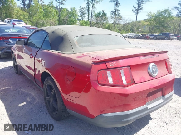 2010 Ford Mustang V6 with VIN 1ZVBP8EN4A5175330, listed as a IAAI auction lot 42049398 with 111,339 mi miles. Bid and sale history available at carsss.com. Image 3.