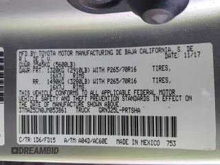2018 Toyota Tacoma SR5 with VIN 3TMAZ5CN0JM053861, listed as a IAAI auction lot 41920377 with 104,015 mi miles and . Bid and sale history available at DreamBid. Image 9.