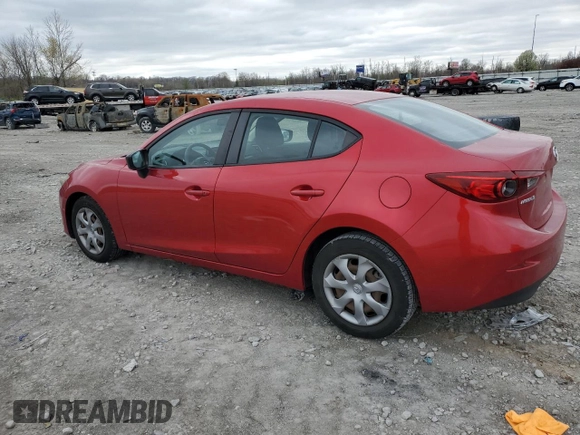 2014 Mazda 3 i SV with VIN JM1BM1T74E1148567, listed as a Copart auction lot 50977115 with 85,792 mi miles and Salvage Title. Bid and sale history available at DreamBid. Image 2.