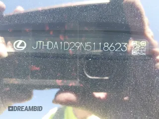 2022 Lexus IS with VIN JTHDA1D29N5118623, listed as a IAAI auction lot 41673973 with 50,292 mi miles. Bid and sale history available at carsss.com. Image 9.
