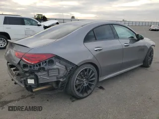 2022 Mercedes-Benz CLA 35 AMG with VIN W1K5J5BBXNN296482, listed as a Copart auction lot 78531904 with 17,786 mi miles and Salvage Title. Bid and sale history available at DreamBid. Image 3.
