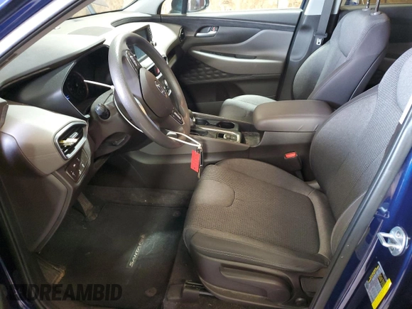 2019 Hyundai Santa Fe SE with VIN 5NMS2CAD9KH098017, listed as a Copart auction lot 64760335 with 48,456 mi miles and Salvage title. Bid and sale history available at DreamBid. Image 7.
