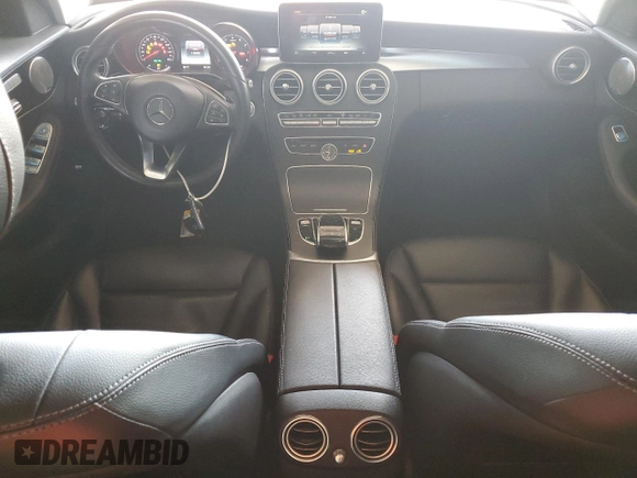 2017 Mercedes-Benz C 300 with VIN 55SWF4JB1HU206942, listed as a Copart auction lot 54376905 with 119,453 mi miles and Clean Title. Bid and sale history available at carsss.com. Image 8.