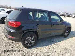 2014 Volkswagen Tiguan SE z VIN WVGAV3AX3EW512497, wystawiony jako Copart lot #43221255 z przebiegiem 94 633 mil mil oraz Szkoda całkowita • Salvage title. Historia ofert i sprzedaży dostępna na DreamBid. Obrazek 3.