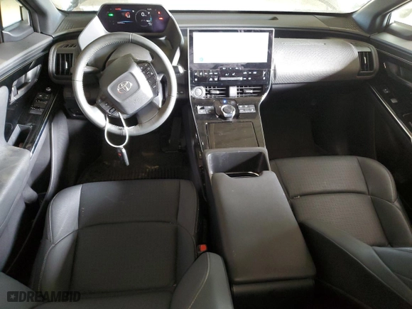 2023 Toyota bZ4X XLE with VIN JTMAAAAA3PA004840, listed as a Copart auction lot 50053295 with 25,955 mi miles and Salvage Title. Bid and sale history available at carsss.com. Image 8.