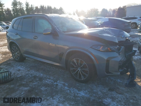 2024 BMW X5 xDrive40i z VIN 5UX23EU06R9T45953, wystawiony jako IAAI lot #41338362 z przebiegiem 33 943 mil mil oraz . Historia ofert i sprzedaży dostępna na DreamBid. Obrazek 1.