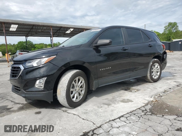2021 Chevrolet Equinox LS with VIN 2GNAX5EV8M6120649, listed as a Copart auction lot 54083015 with 81,483 mi miles and Salvage title. Bid and sale history available at DreamBid. Image 1.