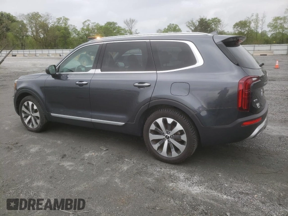 2022 Kia Telluride S with VIN 5XYP6DHC6NG240156, listed as a Copart auction lot 51934575 with 45,940 mi miles and Salvage Title. Bid and sale history available at DreamBid. Image 2.