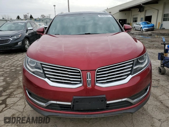 2016 Lincoln MKX Reserve with VIN 2LMTJ8LR9GBL29260, listed as a Copart auction lot 48783825 with 125,140 mi miles and Clean Title. Bid and sale history available at DreamBid. Image 5.