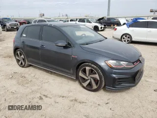 2019 Volkswagen Golf GTI S with VIN 3VW5T7AU6KM029409, listed as a Copart auction lot 43246884 with 51,210 mi miles. Bid and sale history available at carsss.com. Image 4.