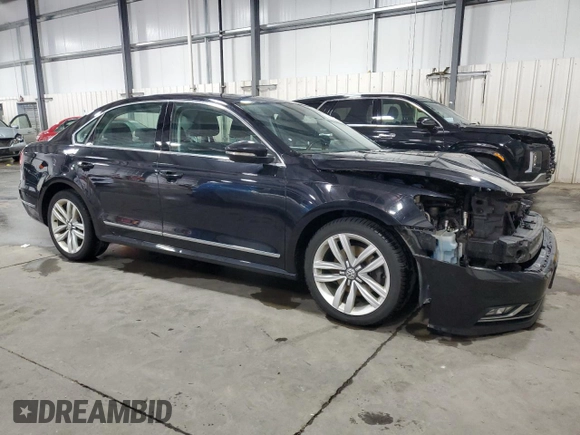 2017 Volkswagen Passat SE with VIN 1VWGT7A30HC066417, listed as a Copart auction lot 53433215 with 85,611 mi miles and Salvage title. Bid and sale history available at DreamBid. Image 4.