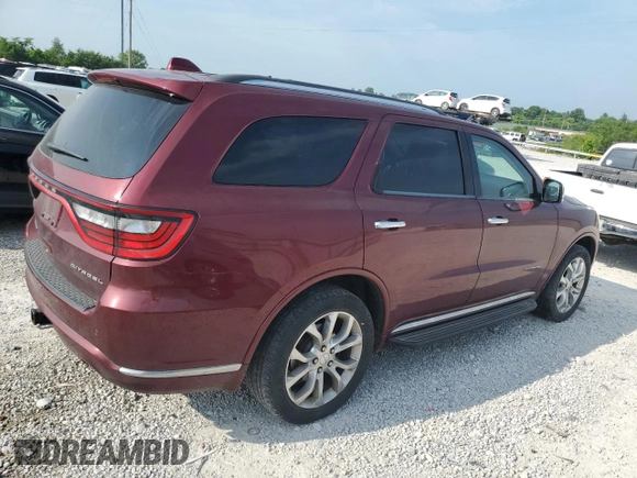 2018 Dodge Durango Citadel Anodized Platinum with VIN 1C4SDJET0JC254264, listed as a Copart auction lot 59706235 with 153,458 mi miles and Clean title. Bid and sale history available at DreamBid. Image 3.