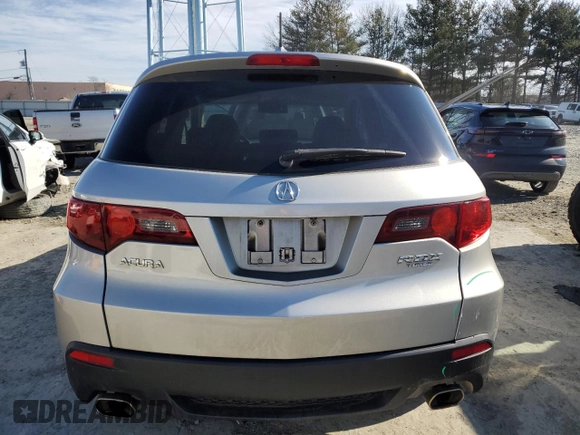 2010 Acura RDX with VIN 5J8TB1H27AA007186, listed as a Copart auction lot 45853575 with 80,761 mi miles and Salvage Title. Bid and sale history available at carsss.com. Image 6.