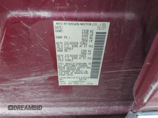 2018 Nissan Murano S z VIN 5N1AZ2MG3JN111929, wystawiony jako IAAI lot #41088425 z przebiegiem 211 841 mil mil oraz . Historia ofert i sprzedaży dostępna na DreamBid. Obrazek 9.