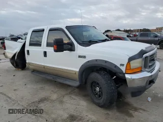 2001 Ford Super Duty F-250 XL with VIN 1FTNW21S81EB16308, listed as a Copart auction lot 85760504 with 291,738 mi miles and Salvage Title. Bid and sale history available at carsss.com. Image 4.