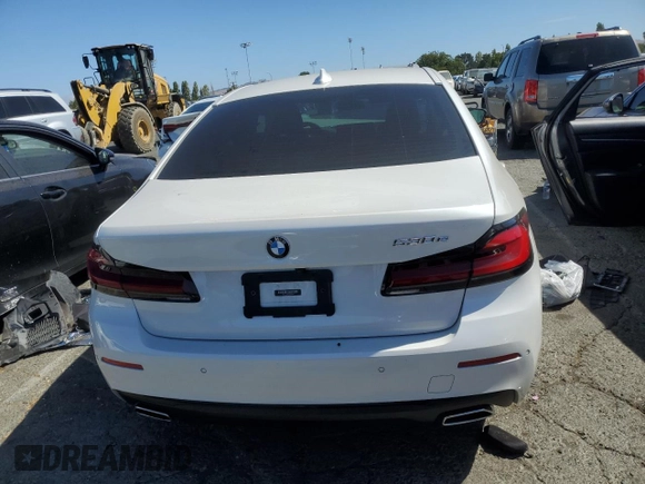 2021 BMW 5 Series 530e with VIN WBA13AG00MCF99641, listed as a Copart auction lot 67099134 with Not Provided miles and Salvage Title. Bid and sale history available at carsss.com. Image 6.