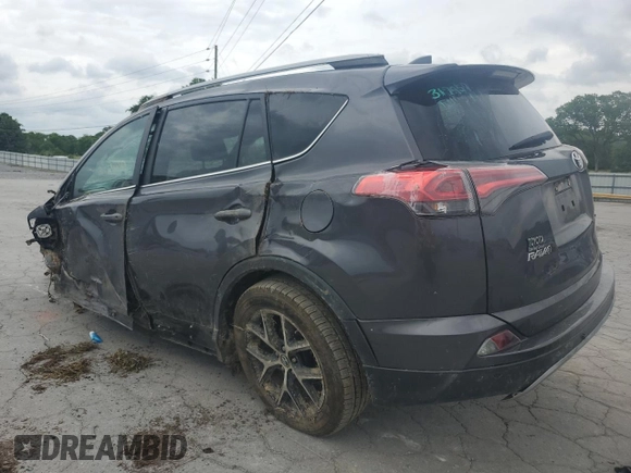 2017 Toyota RAV4 SE with VIN 2T3JFREVXHW608093, listed as a Copart auction lot 57396445 with 46,835 mi miles and Salvage title. Bid and sale history available at DreamBid. Image 2.