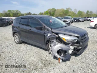 2017 Ford Escape S with VIN 1FMCU0F79HUB36083, listed as a Copart auction lot 51093174 with 59,928 mi miles and Salvage title. Bid and sale history available at DreamBid. Image 4.