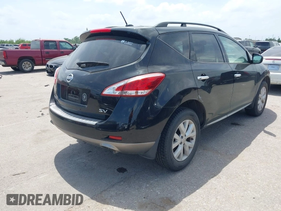 2011 Nissan Murano LE with VIN JN8AZ1MU5BW055853, listed as a IAAI auction lot 42080839 with 165,627 mi miles and . Bid and sale history available at DreamBid. Image 4.