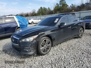 2014 Infiniti Q50 Sport with VIN JN1BV7AR0EM702029, listed as a Copart auction lot 44706365 with 189,197 mi miles and Salvage Title. Bid and sale history available at carsss.com. Image 1.