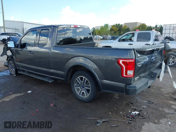 2017 Ford F-150 XL with VIN 1FTEX1CF3HKC23351, listed as a IAAI auction lot 40623873 with 135,670 mi miles. Bid and sale history available at carsss.com. Image 3.