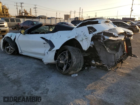 2020 Chevrolet Corvette 3LT with VIN 1G1Y83D44L5000903, listed as a Copart auction lot 43252945 with 0 mi miles and Non Repairable. Bid and sale history available at carsss.com. Image 2.