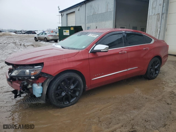 2014 Chevrolet Impala LTZ with VIN 2G1145SLXE9188528, listed as a Copart auction lot 85188304 with 165,714 mi miles and Salvage Title. Bid and sale history available at carsss.com. Image 1.