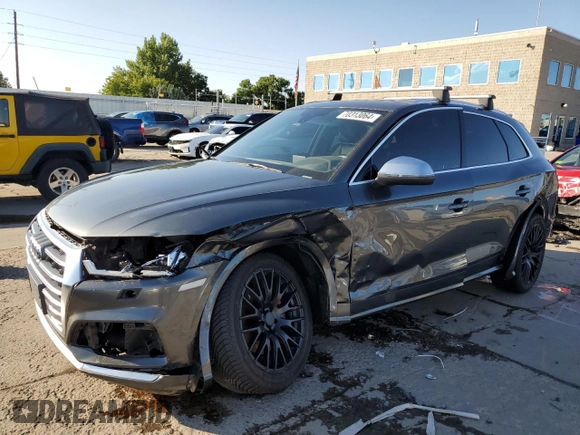2018 Audi SQ5 Premium Plus with VIN WA1A4AFY3J2144217, listed as a Copart auction lot 70313064 with 63,295 mi miles and Salvage Title. Bid and sale history available at DreamBid. Image 1.