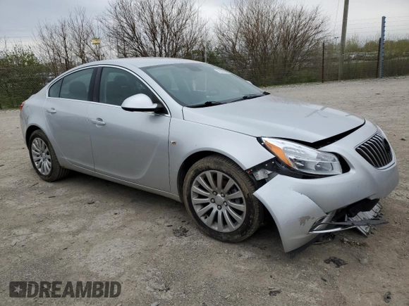 2011 Buick Regal CXL RL1 with VIN 2G4GN5EC7B9210972, listed as a Copart auction lot 52382045 with 136,630 mi miles and Clean title. Bid and sale history available at DreamBid. Image 4.