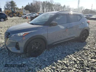 2021 Nissan Kicks SR with VIN 3N1CP5DV5ML531458, listed as a Copart auction lot 48510285 with 60,734 mi miles and Salvage Title. Bid and sale history available at carsss.com. Image 1.