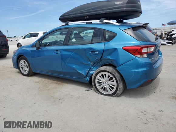 2017 Subaru Impreza Premium with VIN 4S3GTAD69H3723771, listed as a Copart auction lot 55430675 with 27,451 mi miles and Salvage title. Bid and sale history available at DreamBid. Image 2.