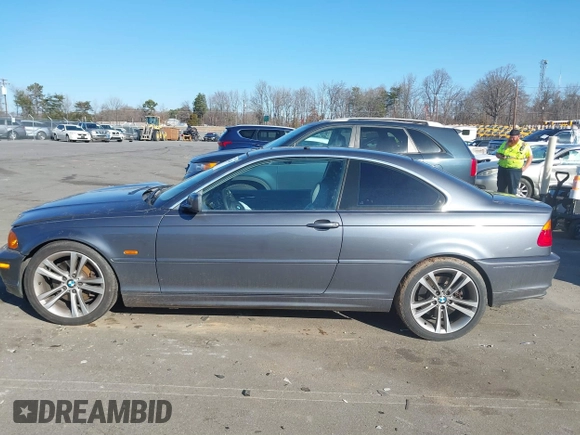 2003 BMW 3 Series 330Ci with VIN WBABN53463PH02440, listed as a IAAI auction lot 41484480 with 154,387 mi miles and . Bid and sale history available at carsss.com. Image 14.