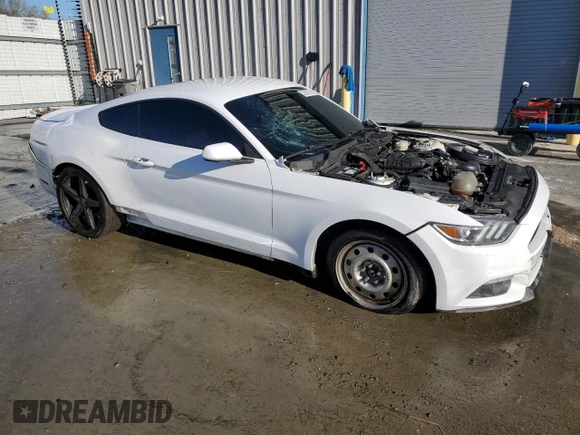 2016 Ford Mustang V6 with VIN 1FA6P8AMXG5292927, listed as a Copart auction lot 49439605 with 99,486 mi miles and Clean Title. Bid and sale history available at carsss.com. Image 4.