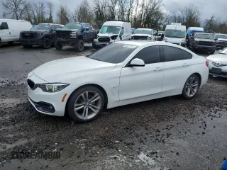 2018 BMW 4 Series 430i with VIN WBA4J1C53JBA30076, listed as a Copart auction lot 48227725 with 35,784 mi miles and Salvage Title. Bid and sale history available at carsss.com. Image 1.